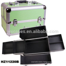 aluminum cosmetic case with trays inside from China manufacturer